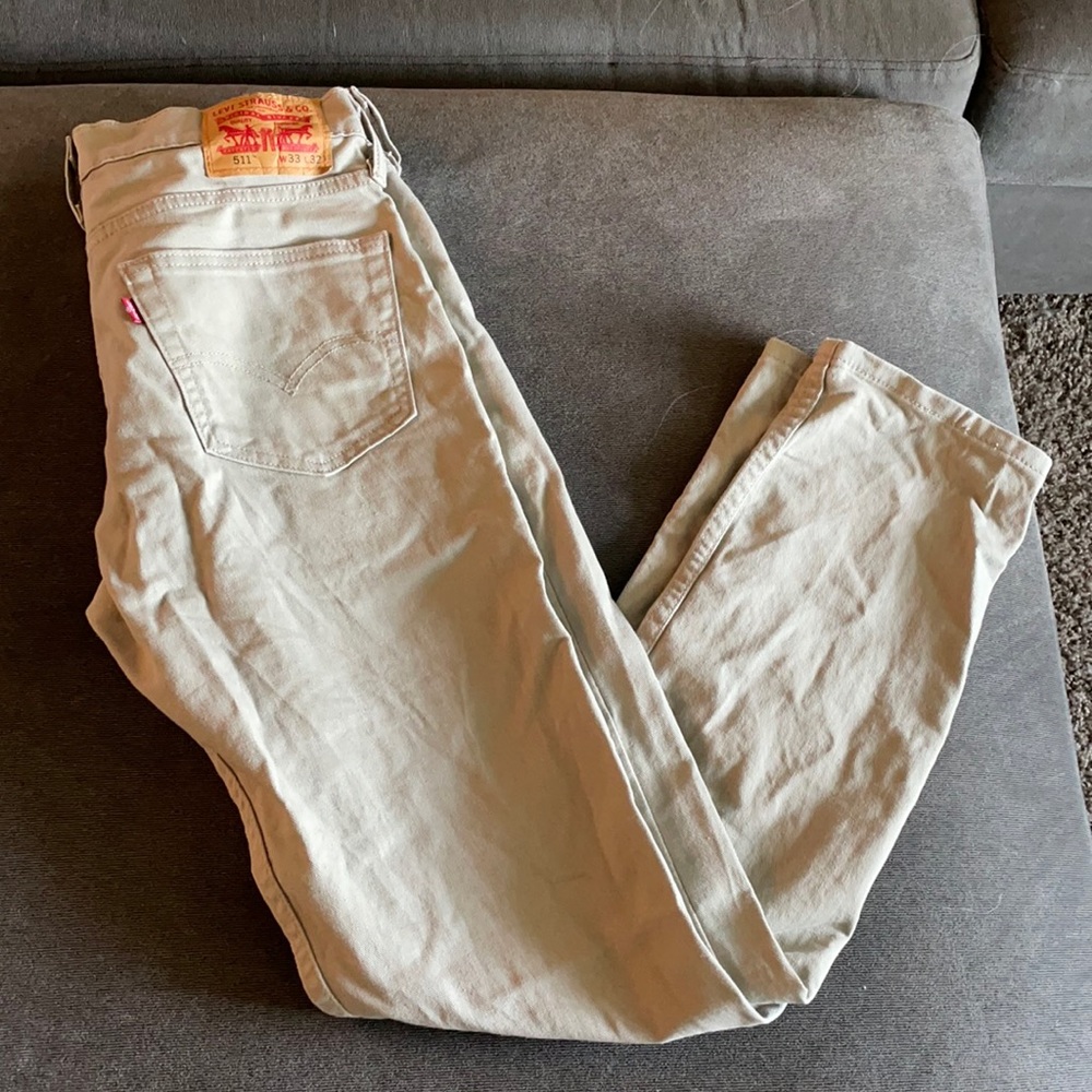 Levi’s 511 jeans in tan